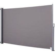 Brise vue store latéral rétractable stuart gris