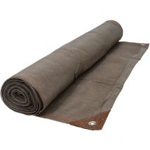Brise vue taupe 220g/m2 Werka Pro 1 x 10m