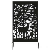 Esschert Design - Brise vue treillis en fer Motif cerf