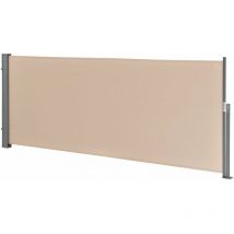 Brise-vue uv 140 x 300 cm sable