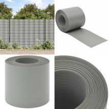 Brises-vues de jardin 10 pcs gris pierre 252,5x19 cm pvc - Brise Vue Jardin - Clôture Décorative - Écran D'intimité - Pare-vue Extérieur - Protection