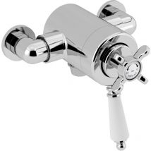 1901 Traditional Exposed Concentric Shower Valve - Chrome - N2 cshxvo c - Bristan