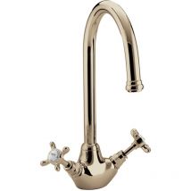 1901 Easyfit Kitchen Sink Mixer Tap - Gold - Bristan