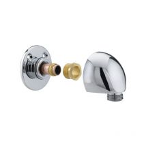 Bristan - Chrome Fast Fix Wall Outlet - WO1-C