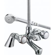 Bristan - Club pbsm Deck Mounted Bath Shower Mixer Tap + Hose + Shower Head