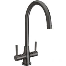Mz snk ef gm Monza Easyfit Mono Kitchen Sink Mixer Tap Gun Metal - Bristan