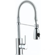 Bristan - Target Mono Kitchen Sink Mixer Tap Pull Out Spray - Chrome