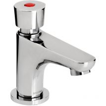 Bristan - Z2 dus Single Timed Flow Deck Basin Tap with Flow Regulator - Chrome