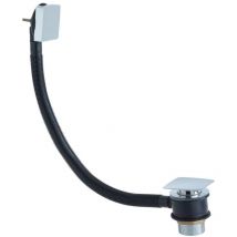 W BATH04 C quadrato rifiuti bagno clicker con troppopieno c, cromato - Bristan