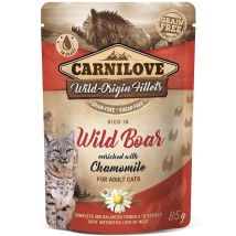 Carnilove Cat Pouch Cinghiale Camomilla 85g