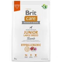 Care Hypoallergenic Junior Large Breed Lamb - Dry Dog Food - 3 kg (100-172218) - Brit