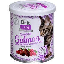 Snacks pour Chiens vafo praha s.r.o. Brete Care Cat Snack 100G Saumon / 6 (8595602521449) - Brit