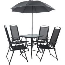 5-tlg Sitzgruppe Gartenmöbel Set 80