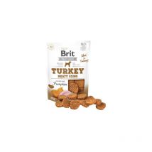 Snacks pour Chiens vafo praha s.r.o. Bret Dog 80G Snack Jerky Turkey Pièces (8595602543816) - Brit