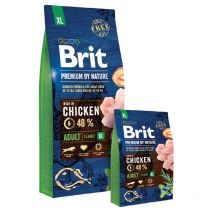 Premium by Nature Adult xl Poulet - nourriture sèche pour chien - 15 kg - Brit