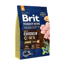 Premium by Nature Junior m Poulet - nourriture sèche pour chiens - 3 kg - Brit