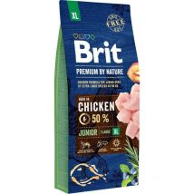 Premium by Nature Junior xl Poulet - nourriture sèche pour chien - 15 kg - Brit