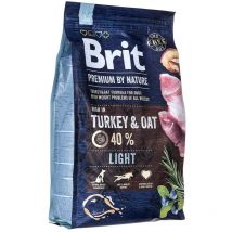 Premium by Nature Light - nourriture sèche pour chiens - 3 kg - Brit