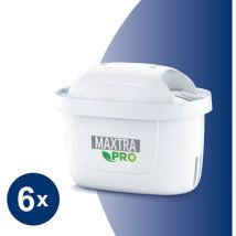 Lot de 6 cartouches filtrantes maxtra pro expert anti-tartre - Brita
