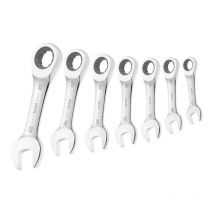 Britool - Expert E111104 Stubby Ratchet Spanner Set, 7 Piece BRIE111104B