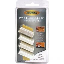 Briwax Bastoncini di cera riempitiva – Bianco (4 bastoncini in ogni confezione)
