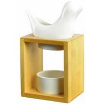 Brûle parfum Série Naturéa - Birdy Blanc