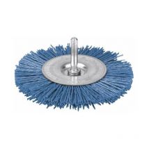 Brosse circulaire nylon bleu 75 4500