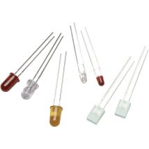 Broadcom - HLMP-S301 led jaune rectangulaire 2 x 5 mm 4 mcd 110 ° 20 mA 2.1 v Q67838