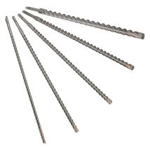 Alpen - 0087500005100 Force x - Juego de brocas para taladro (5 piezas, 4 cortes, force x, SDS-plus, broca surtida)