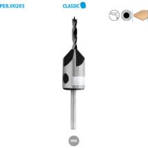 Leman - Broca espiral hss + avellanador taladrado madera Classic ø 3 Largo. 60 Largo. til 30mm