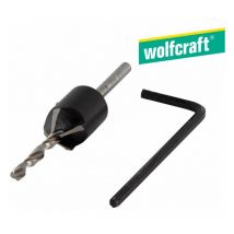 Broca de perforación previa con avellanador, ø 3,5-6 mm i 2498000 i Perforación previa y avellanado en un paso - Wolfcraft