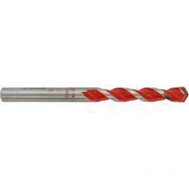 Tivoly - 1 Broca Technic 2 en 1 para baldosas de hormigón, Roja, ø 8 mm