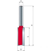 Broca recta de doble filo FREUD - Ø12 H31,8/68 Q8 Z2 - F03FR01465 -04-13708P