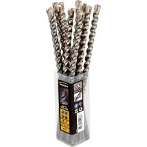 Pack de 12 brocas para hormig n Booster-plus 3 cortes SDS-plus - 157L ø 12 Largo. 100 Longitud total 160