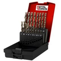 Krino - Brocas helicoidales rectificadas Speedmaster 19 piezas metalworks MWBSM19
