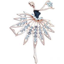 Fei Yu - Broche de Noël en cristal strass pour femme, ornement de Noël, cadeaux pour femmes