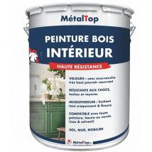 Peinture Bois Interieur - Pot 1 l - 4004 - Violet bordeaux Metaltop