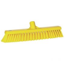 Vikan Soft/hard Broom 410mm Yellow