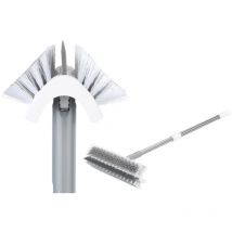 Brosse à balayer avec raclette, 2 en 1