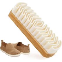 Brosse à Chaussures Daim, Brosse Crêpe, Brosse Nubuck, Brosse de Nettoyage Daim, Brosse en Crepe Daim, Brosse de Nettoyage pour Daim et Nubuck,