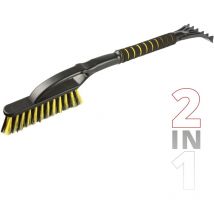 Brosse à neige avec grattoir à glace 65 cm jaune