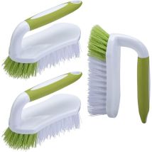 Sunxury - Brosse à récurer, brosses à récurer robustes pour le nettoyage avec prise confortable pour douche, salle de bain, évier, cuisine,