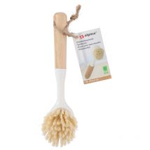 Brosse à vaisselle Alpina 24x4,5 cm Bambou/Crème