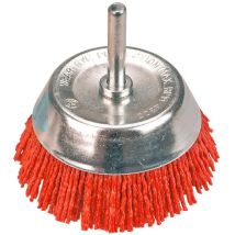 Brosse Abrasive À Godet Avec Tige De 75 Mm