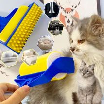 Tuserxln - Brosse Anti Poils Animaux Chat Chien, Rouleau pour Poils Animaux, Brosse Ramasse Enlève Poils de Voyage pour Les Poils d'animaux de