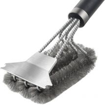 Bromol - Brosse de nettoyage Grattoir pour Plancha, Grattoir Plancha pour Plaque inox Grattoir Plancha Professionnel Grattoir Plancha avec Poignée,