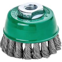 Lessmann - Brosse boisseau inox torsadée 65x0.35mm Lessmann