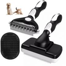 Rapanda - Brosse Chien, Brosse Chien Poil Long, Brosse Pour Chien, Brosse Anti Poil, Brosse Pour Chien à Poils Longs, Peigne Chat, Riduce Del 90% la