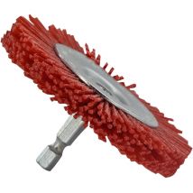 Tivoly - Brosse Circulaire • Fil Nylon • Ø100mm • Pour Décapage du Bois