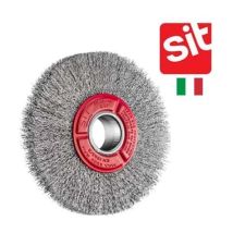 Brosse circulaire – 200 mm – Acier ondulé – Satinage et brossage – SIT